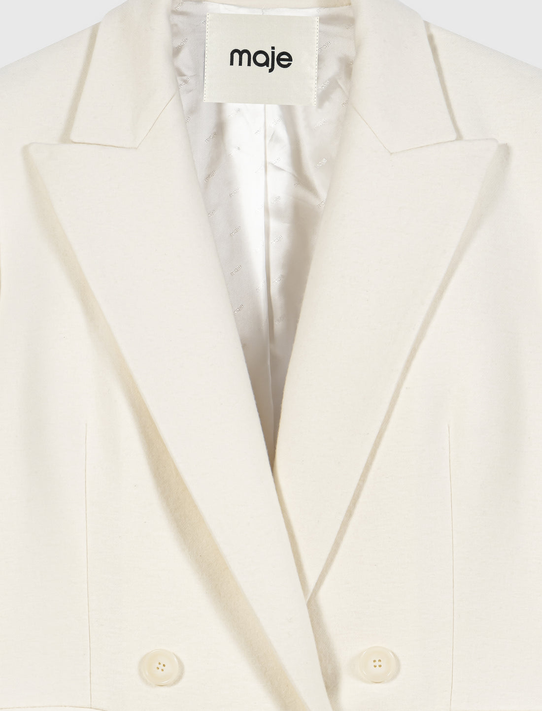 Chaqueta de traje cruzada