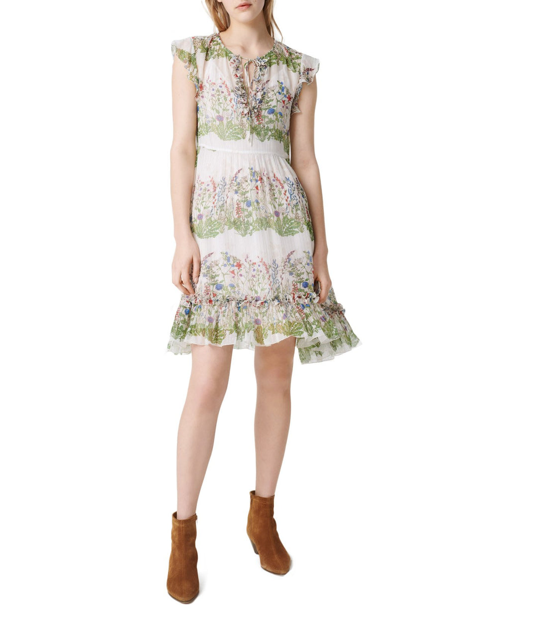 Maje | Vestido Reinette Beige