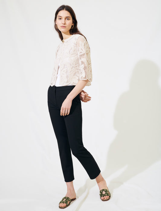 Maje | Cardigan Miranda estilo macramé