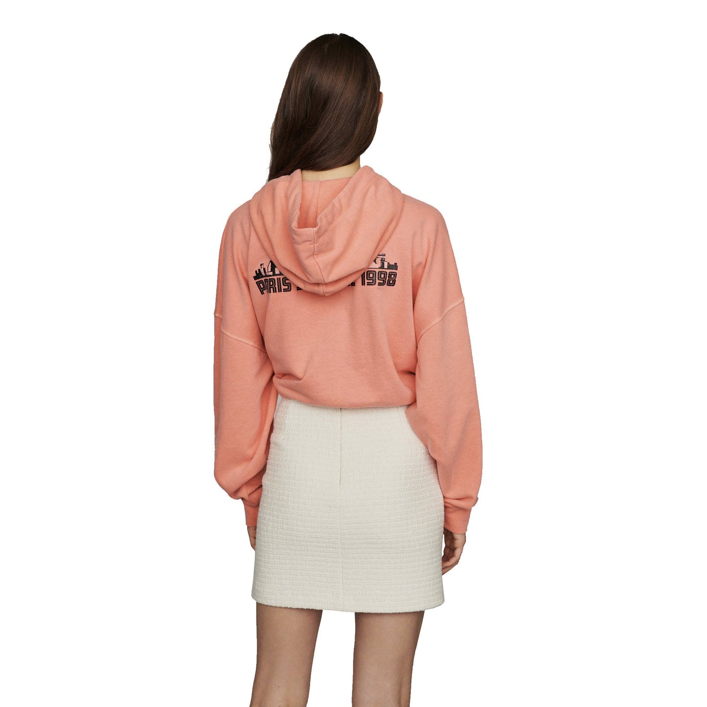 Falda corta estilo tweed