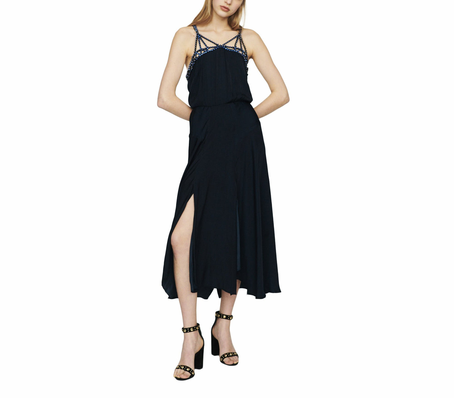 Maje | Vestido Azul Marino