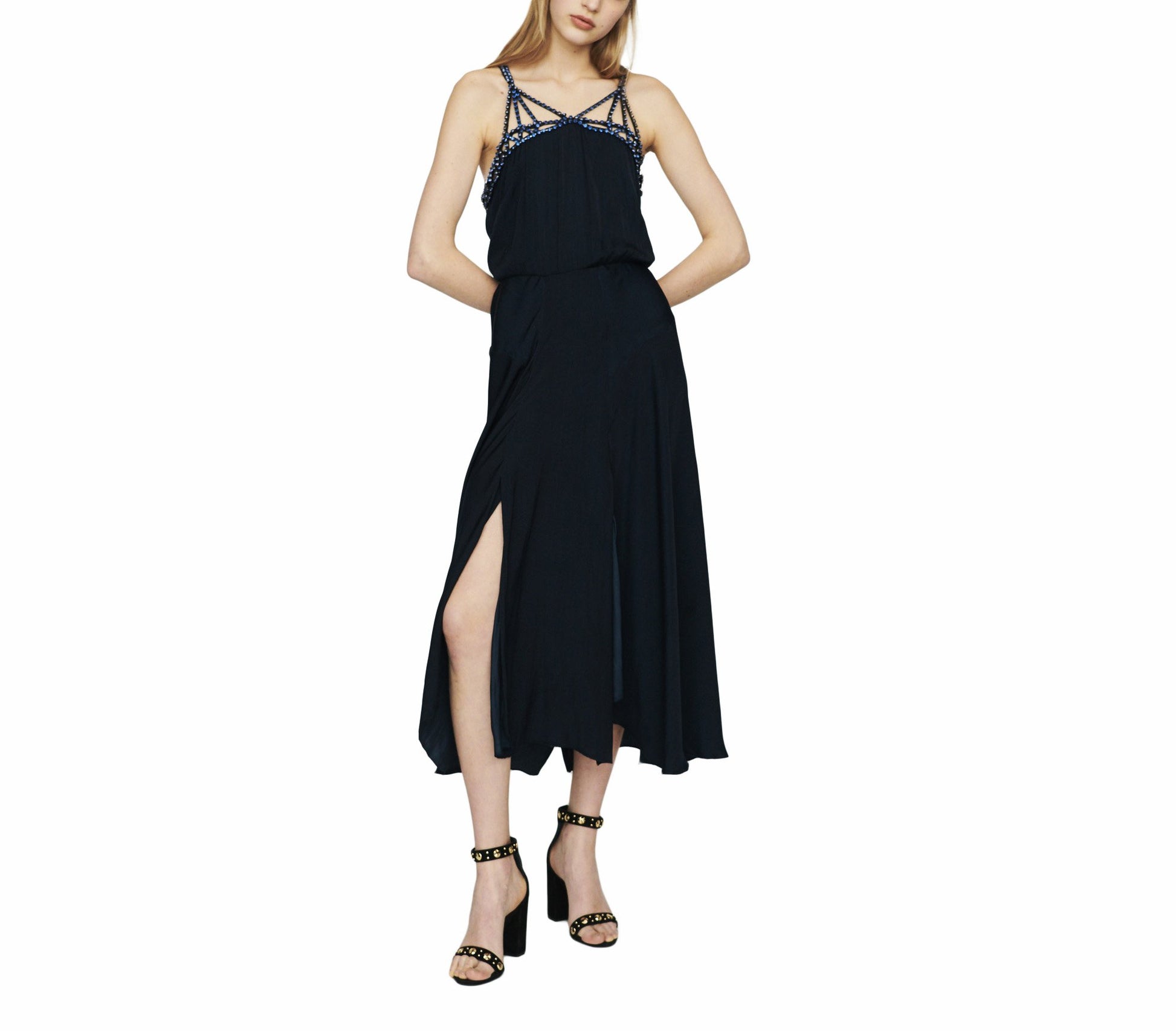Maje | Vestido Azul Marino