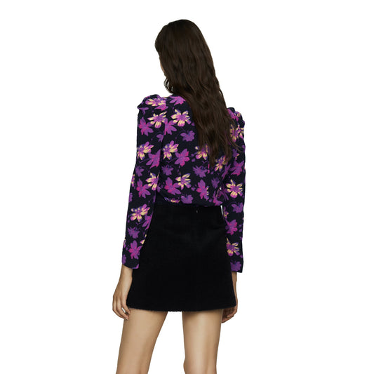 Maje | Falda Jassim Azul Marino