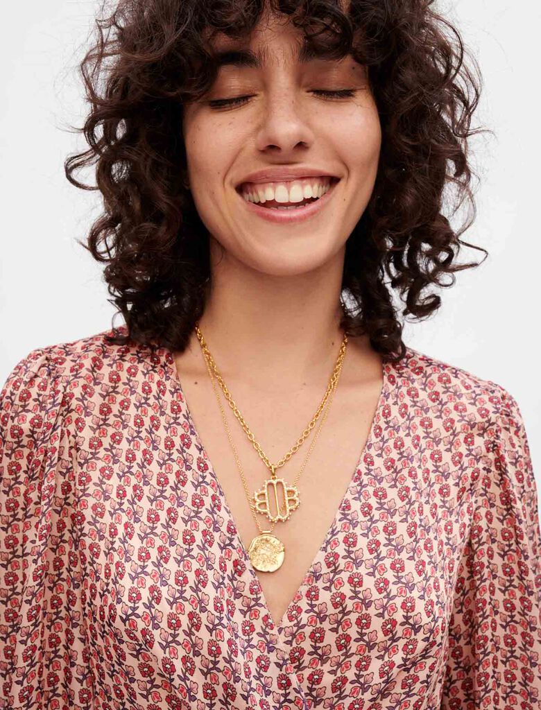Collar de perlas Clover de Maje