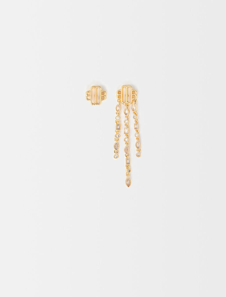 Pendientes con Clover asimétricos