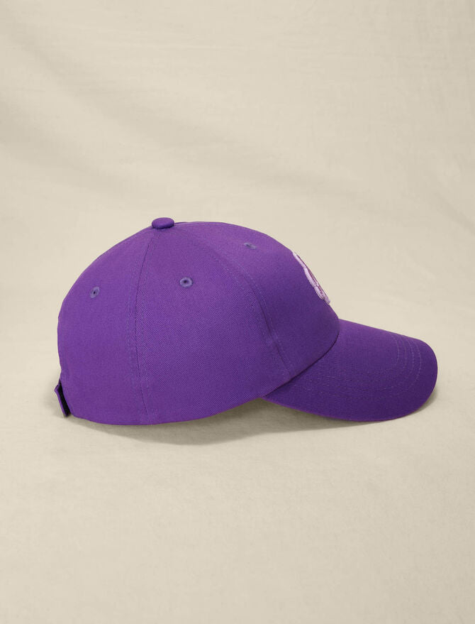 Gorra de algodón con estampado de trébol