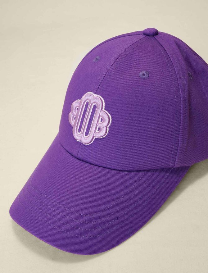 Gorra de algodón con estampado de trébol