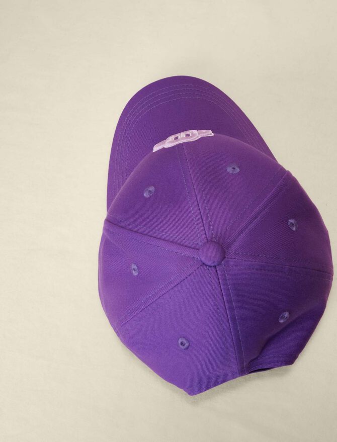 Gorra de algodón con estampado de trébol