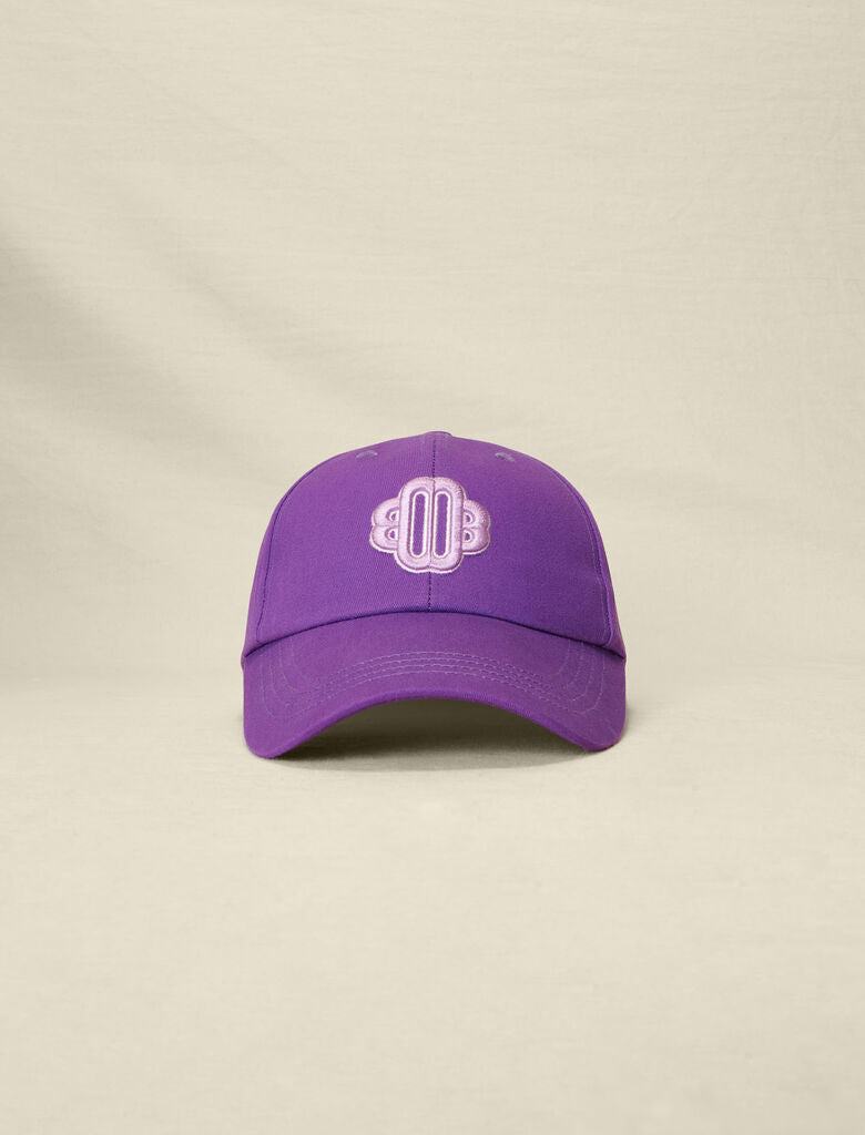 Gorra de algodón con estampado de trébol