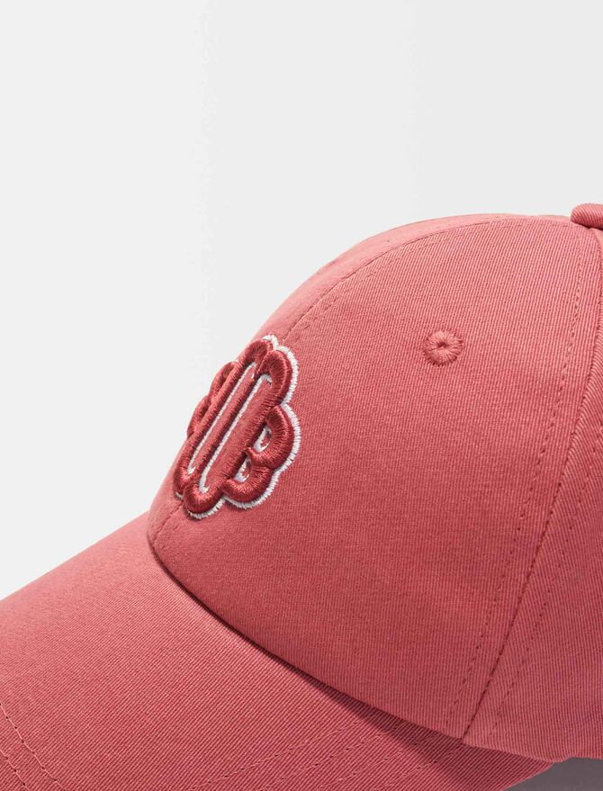 Gorra de algodón con estampado de trébol