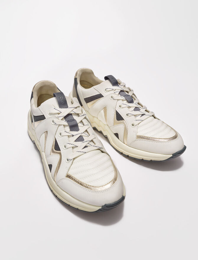 Zapatillas de piel con suela dentada