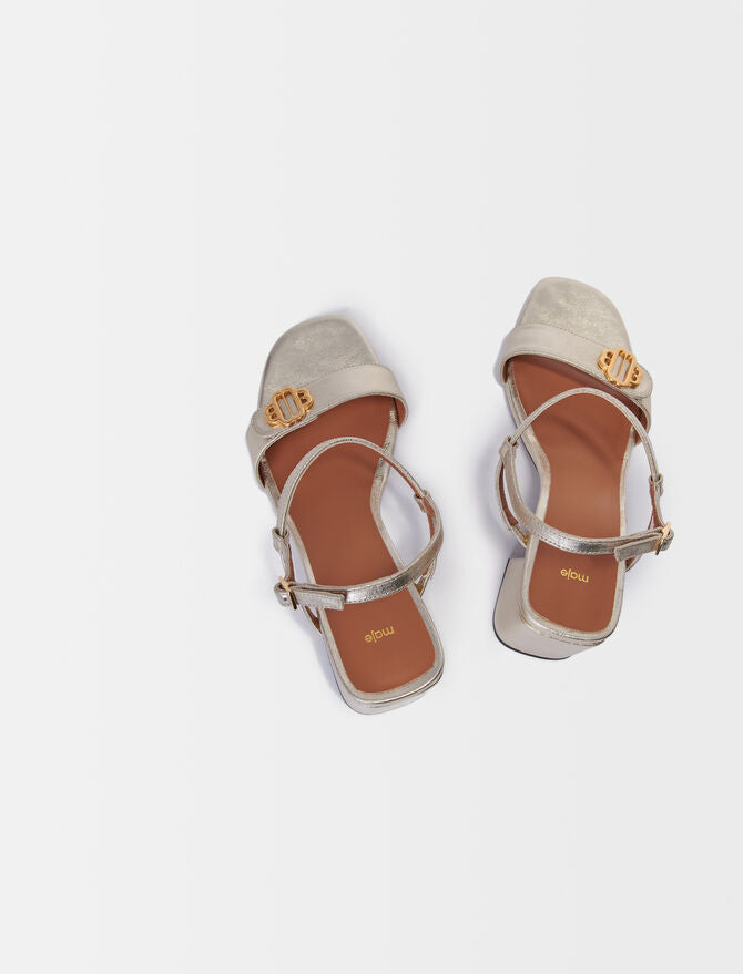 Sandalias con logotipo Clover