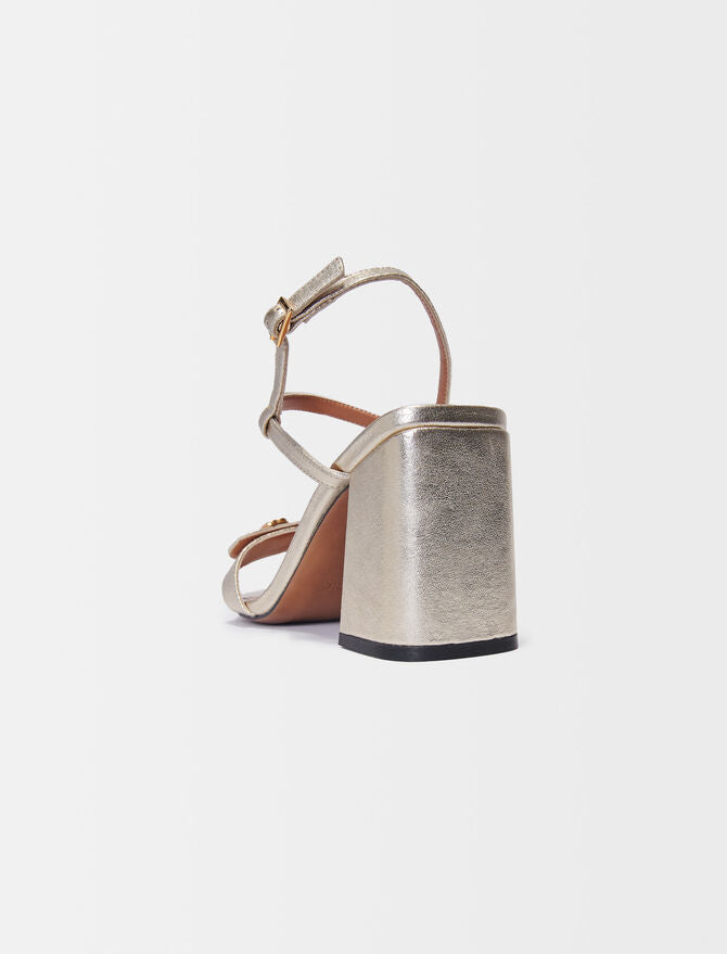 Sandalias con logotipo Clover