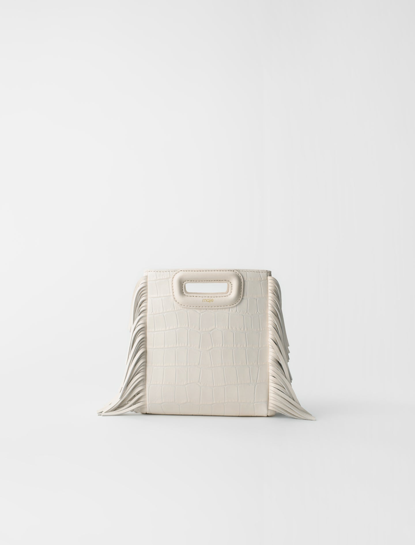 Mini bolso M de piel de cocodrilo