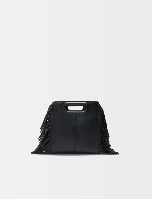 Minibolso M de piel con parche