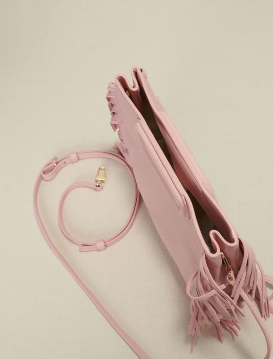 Bolso M piel efecto lagarto