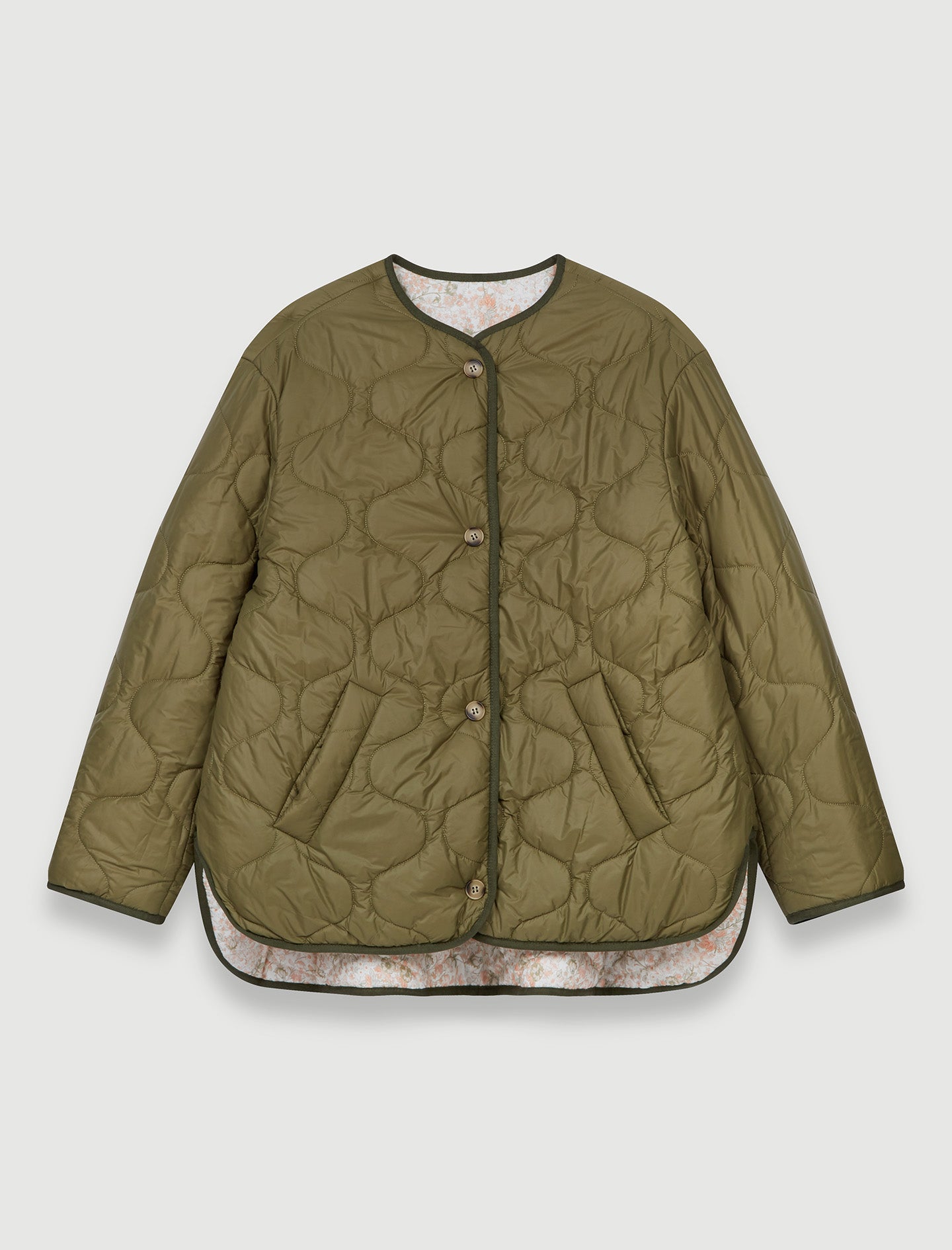 Chamarra oversize reversible