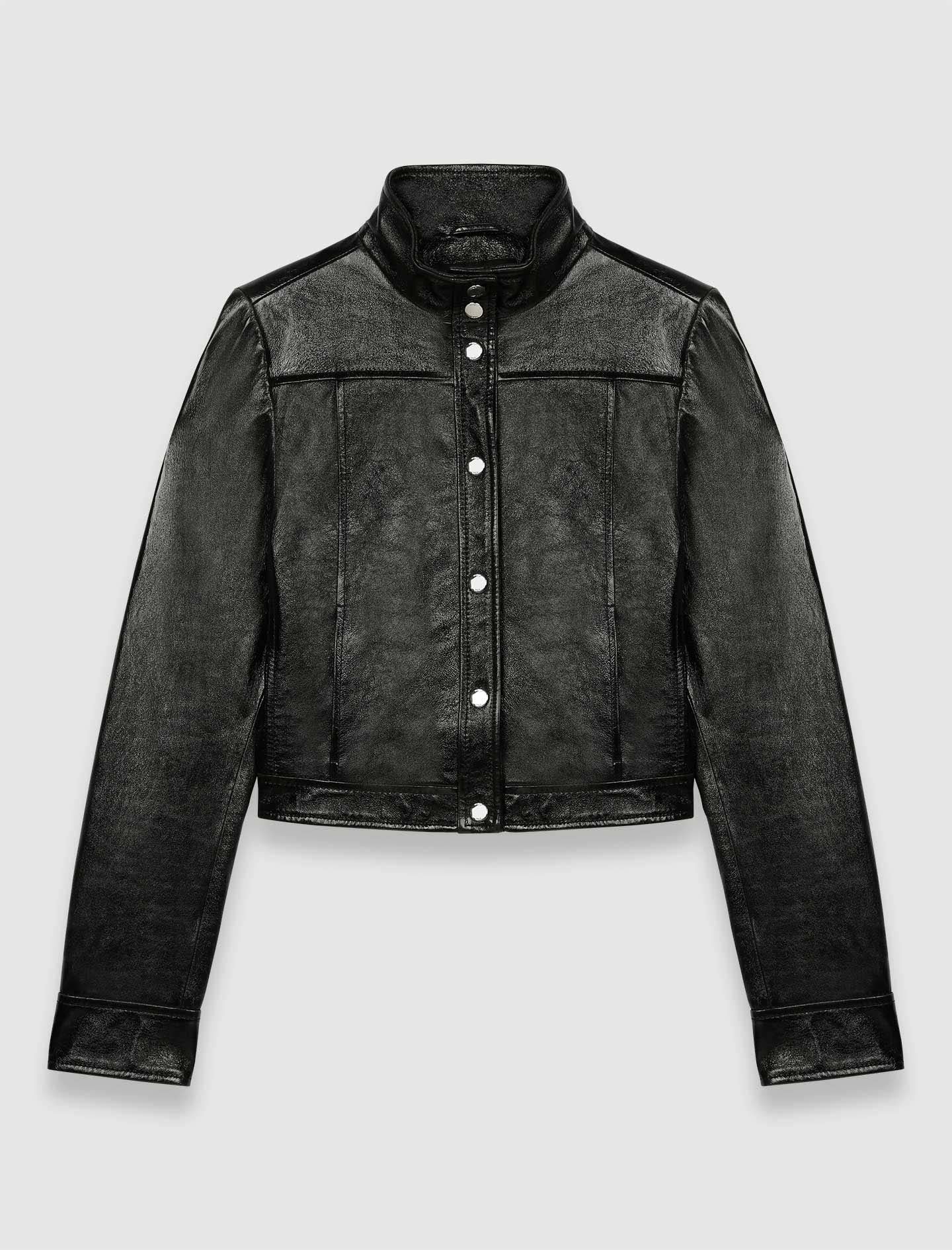 Chaqueta de cuero de vinilo