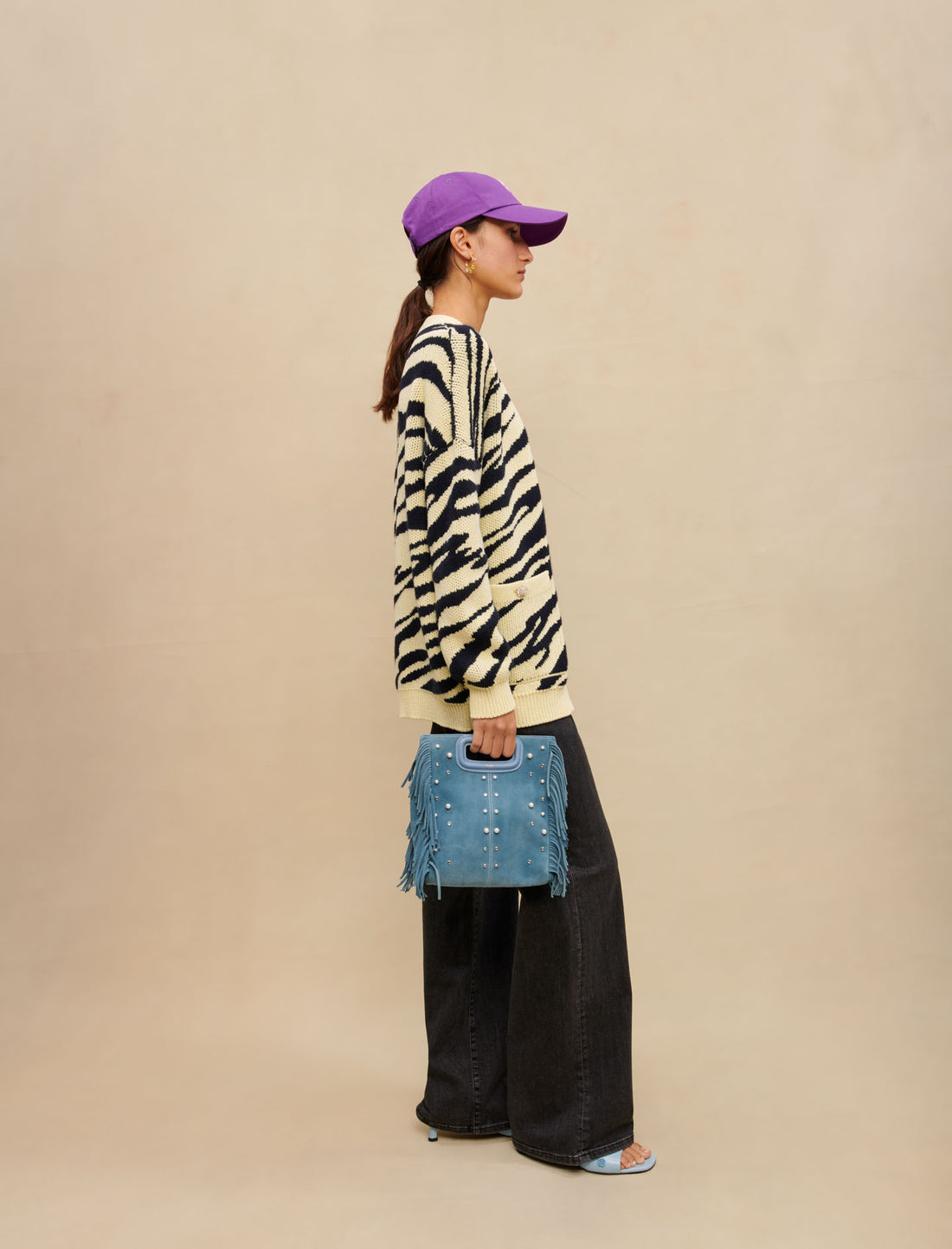 Cárdigan amarillo oversize