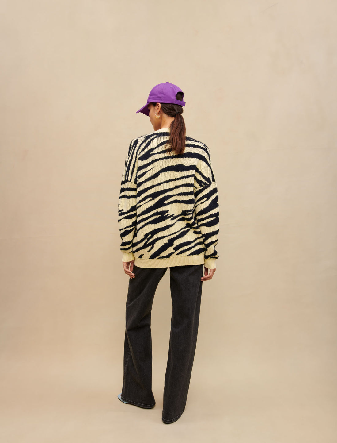 Cárdigan amarillo oversize