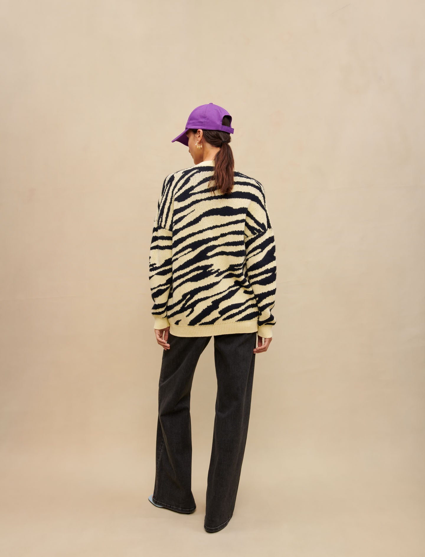 Cárdigan amarillo oversize
