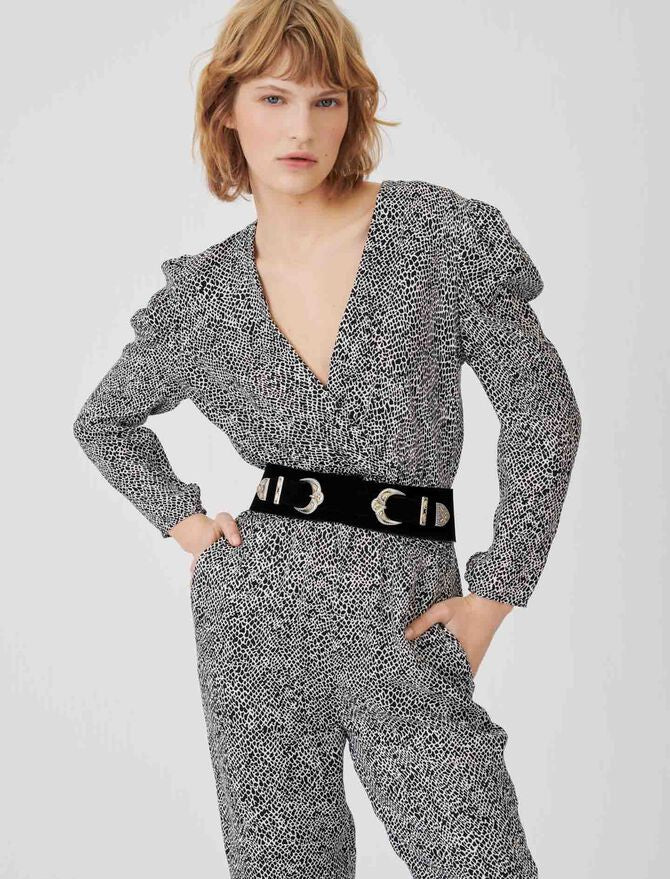 Mono estampado fluido