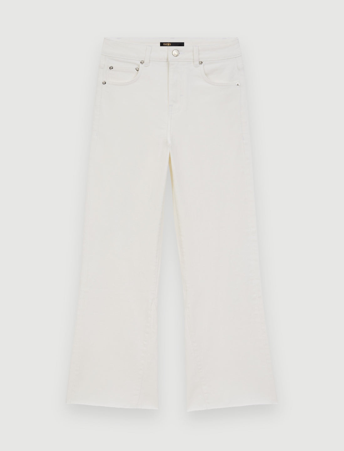 Vaquero blanco recto