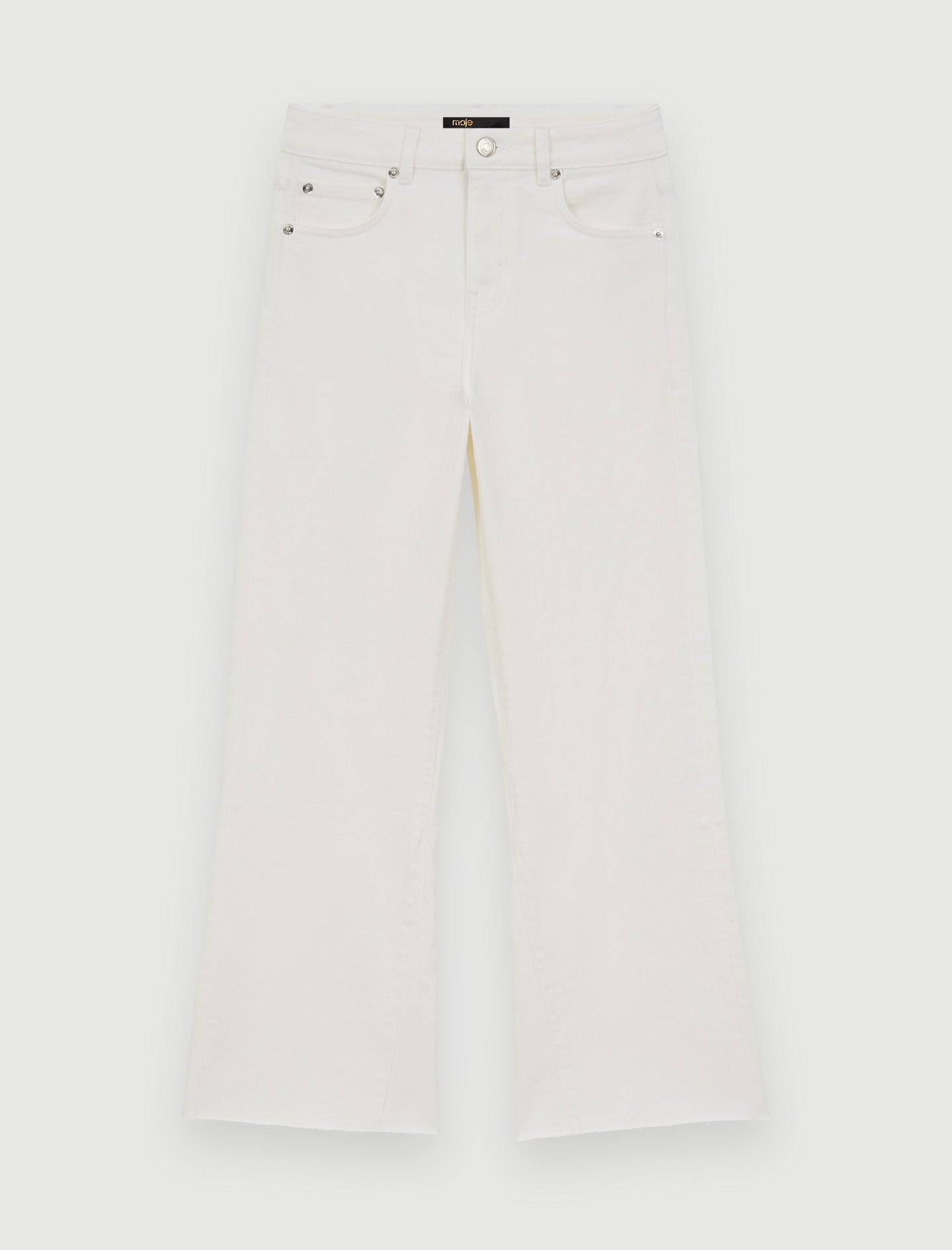 Vaquero blanco recto