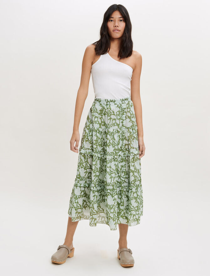 Falda estampada