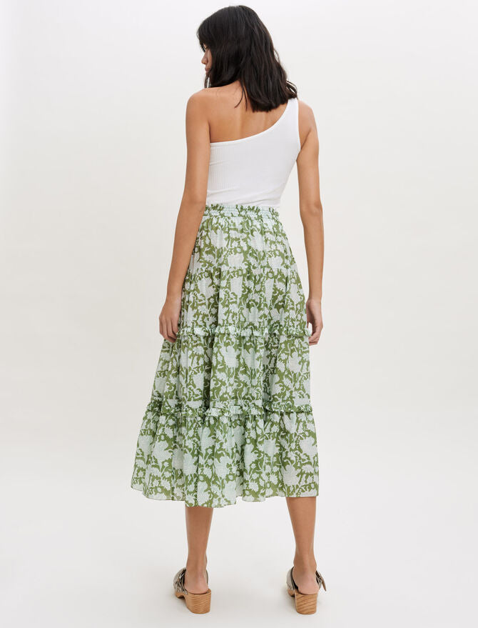 Falda estampada