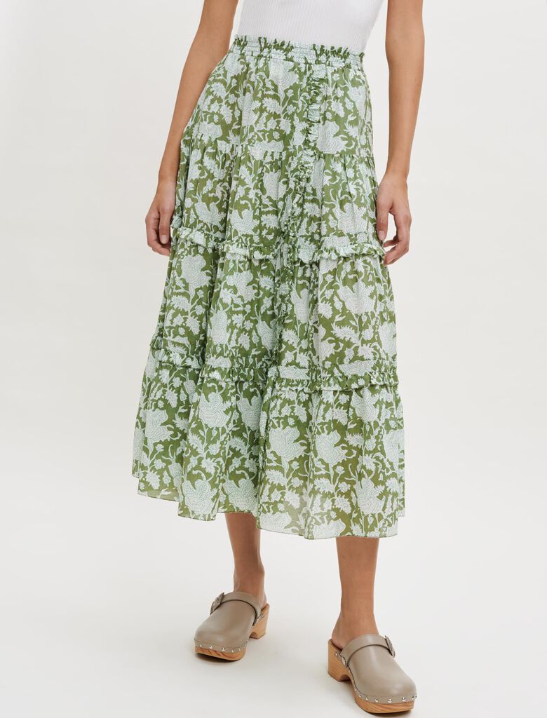 Falda estampada