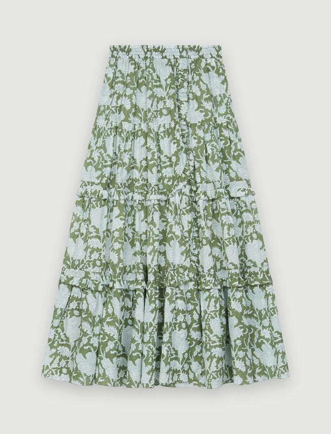 Falda estampada