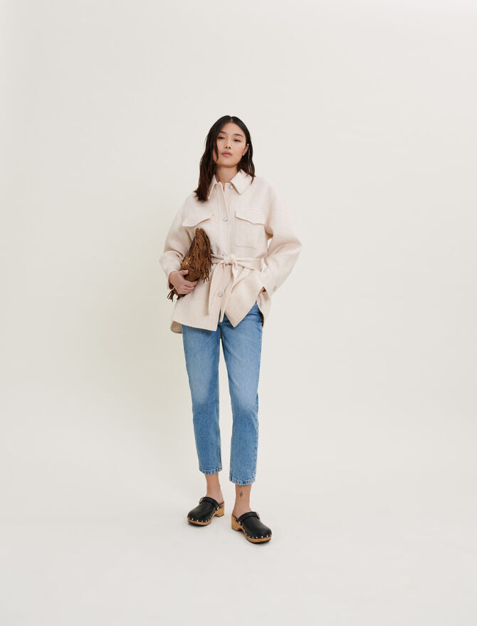 Sobrecamisa oversize de doble cara