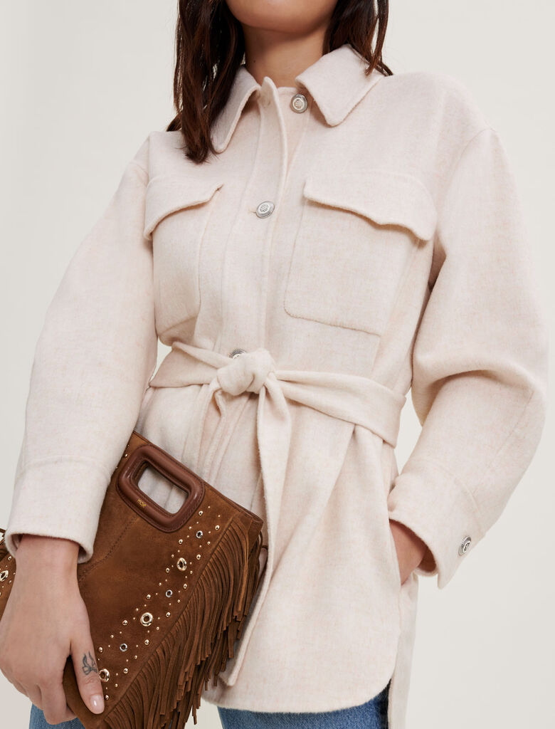Sobrecamisa oversize de doble cara