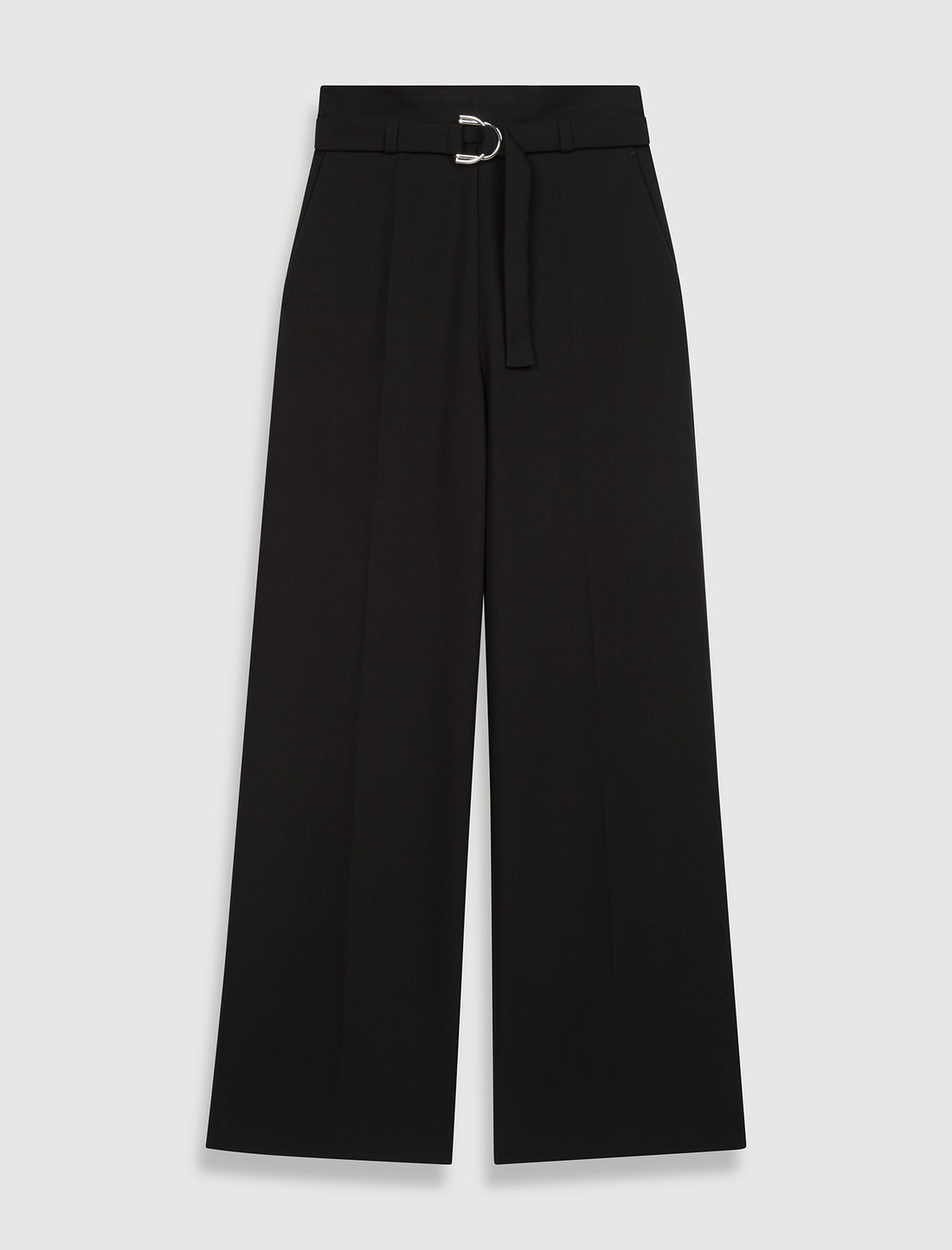 Pantalón ancho con cinturón