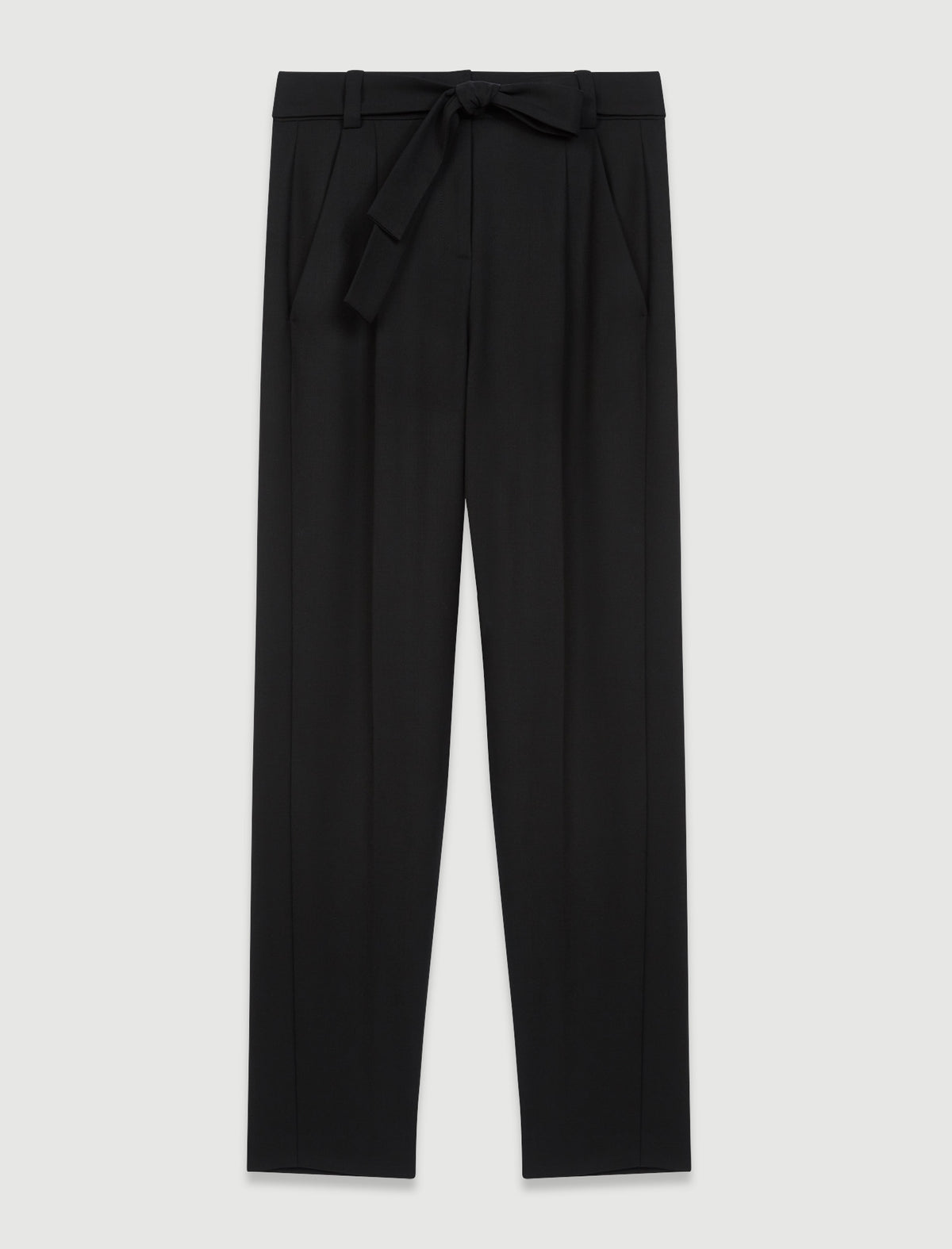 Pantalón de talle alto con cinturón