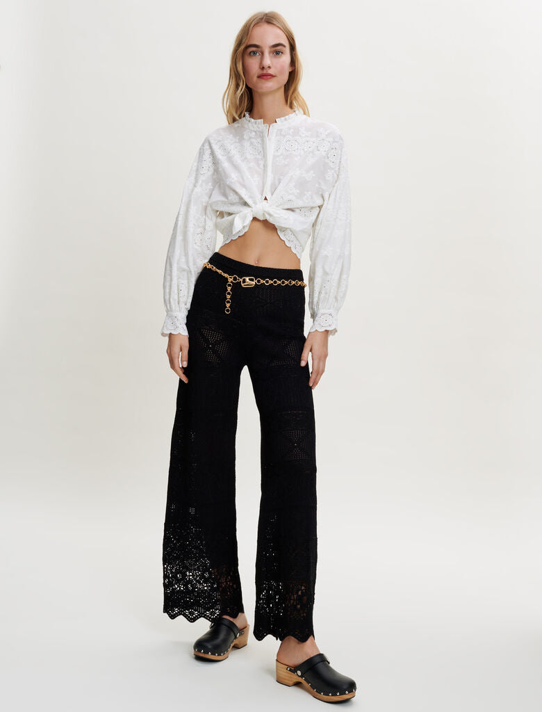 Pantalón de ganchillo
