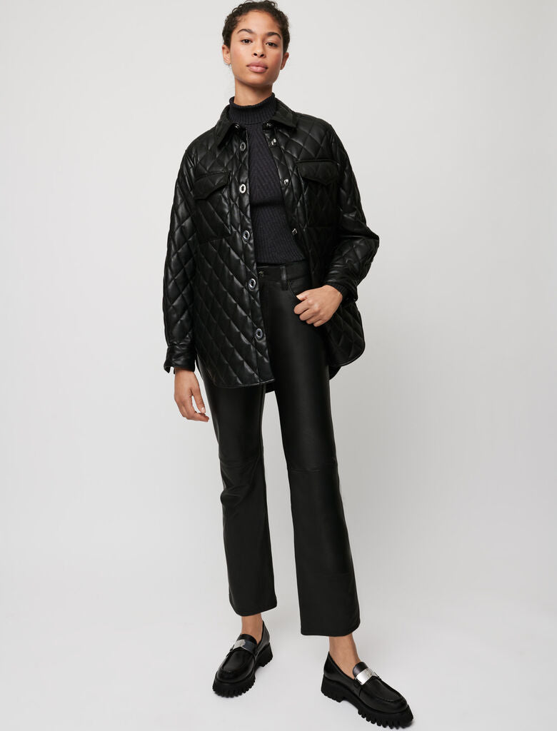 Pantalón de piel stretch