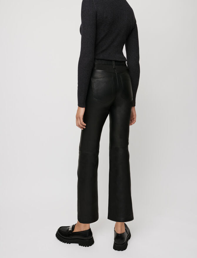 Pantalón de piel stretch