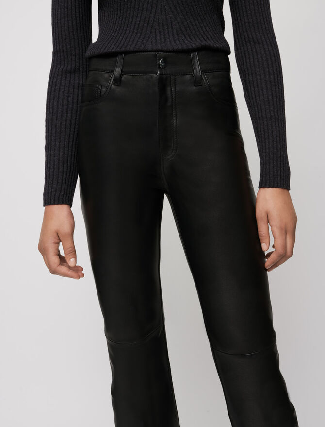 Pantalón de piel stretch