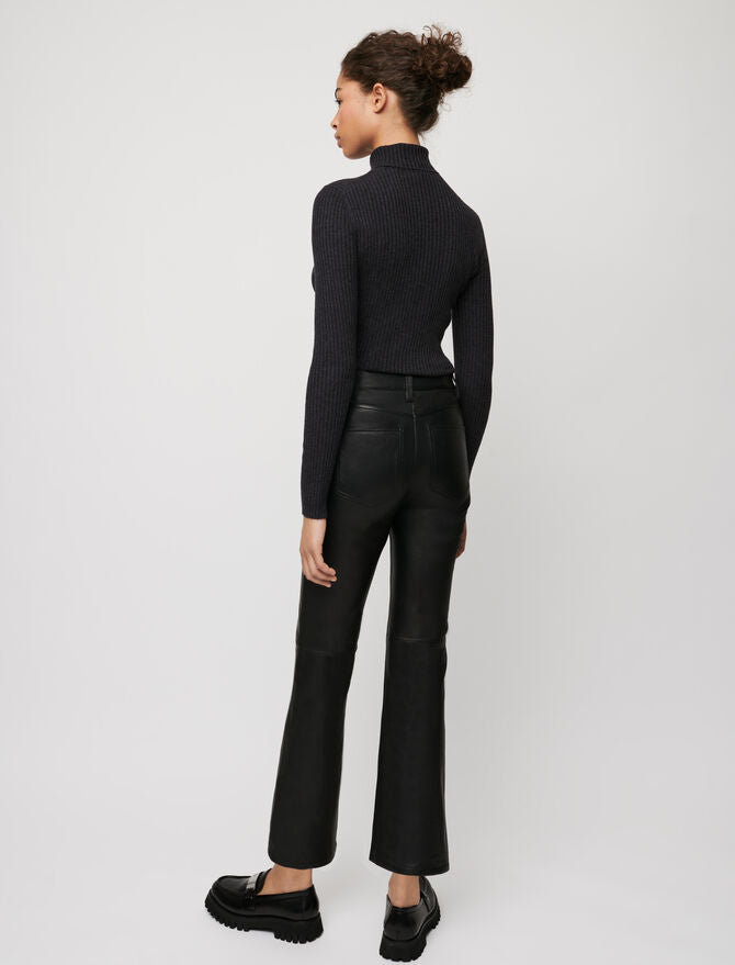 Pantalón de piel stretch