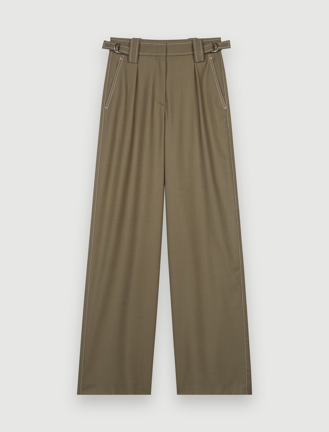 Pantalón de traje de tiro alto