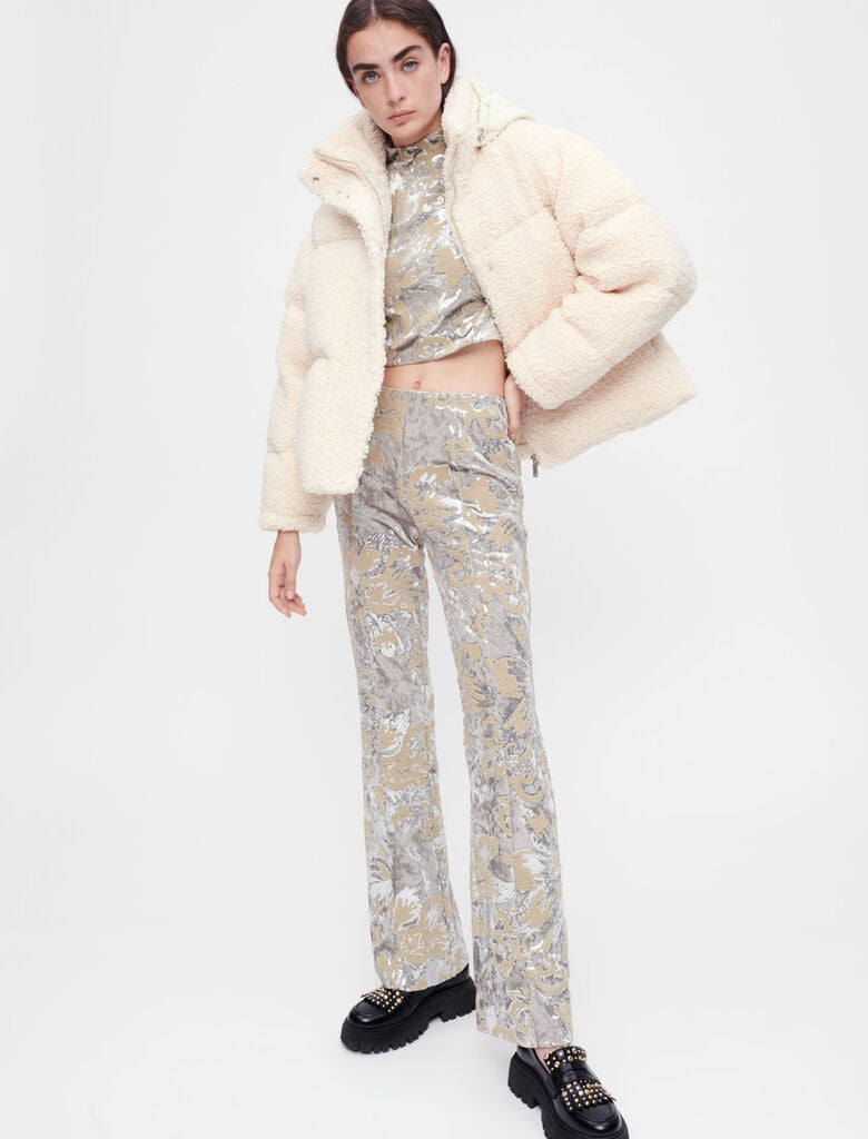 Pantalones de terciopelo con lentejuelas
