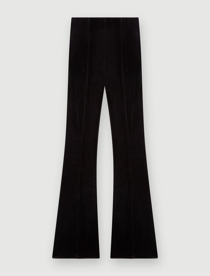 Pantalones de terciopelo elástico