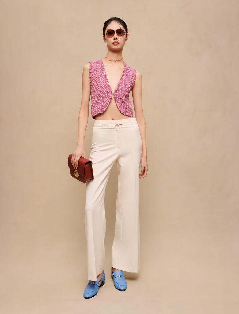 Pantalón de traje amplio