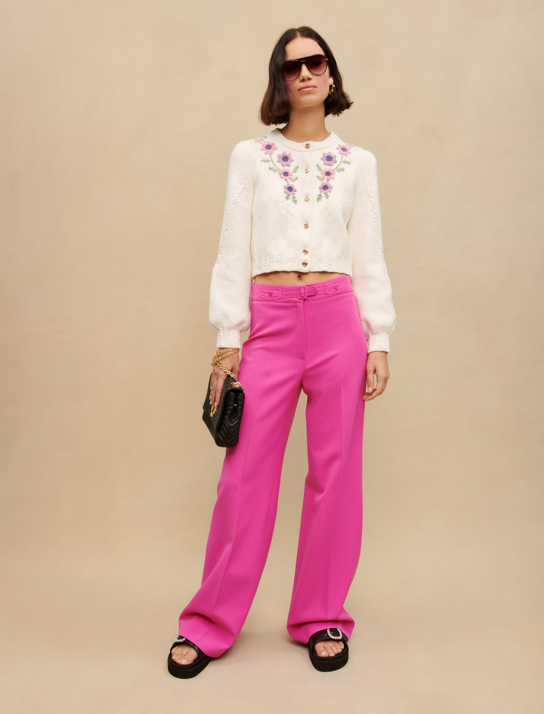 Pantalón de traje amplio