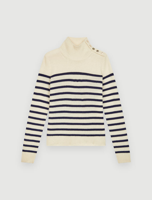 Jersey de cachemir tipo marinero