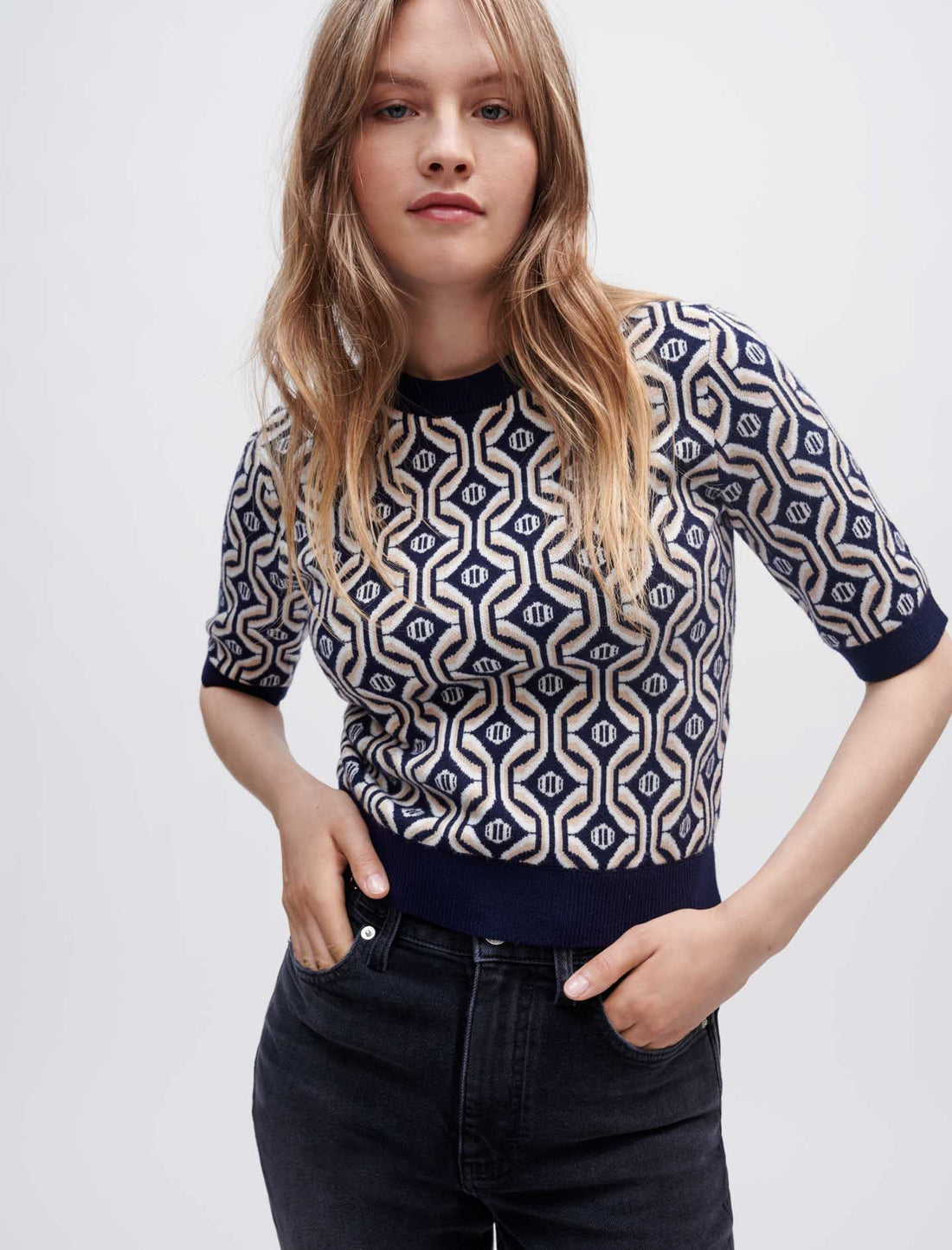 Jersey de punto jacquard