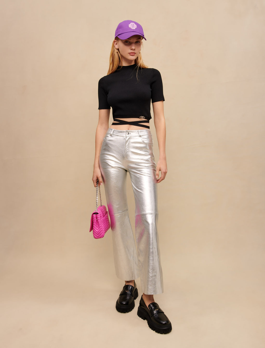 Crop top cruzado