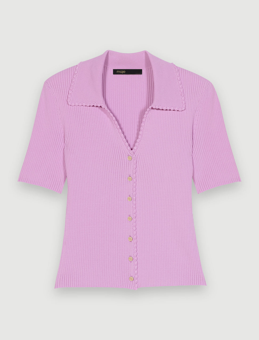 Jersey de punto con botones